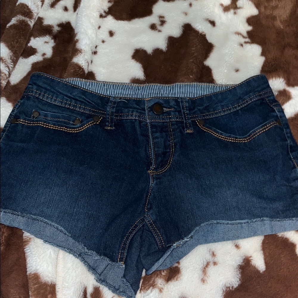 Faded Glory Dark Blue Jean Shorts